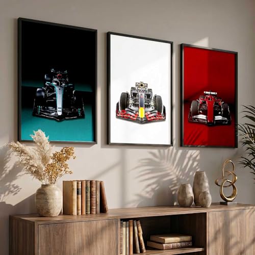 Image of kotart Big Sports Cars Framed Posters Gift Items for Boys Room Wall Decoration Bedroom Living Room Office Studio Decor | Car Poster Frame for Wall Decor Set Of 3 Size (19 X 25 inch)