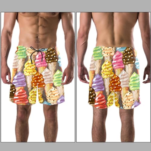 Maillot de bain séchage rapide imprimé glace colorée - 3