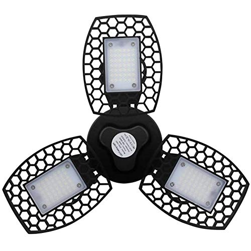 HRB LED Garage Light Upgrade Garage Light Garage Lights Ceiling LED Shop Light 60W Deformable Garage Lights LED, for Shop, Workshop, Garage