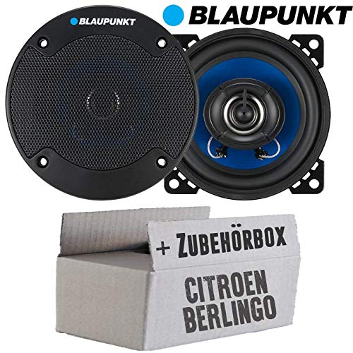 Citroen Berlingo 1 - Lautsprecher Boxen Blaupunkt ICx402-10cm 2-Wege Auto 100mm Einbauzubehör - Einbauset