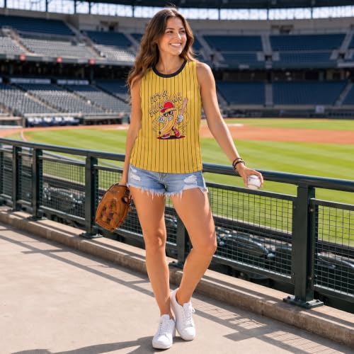 Baseball Jersey Shirts Tank Tops: Women Baseball Savannah Sleeveless Shirts - image 4
