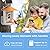 FOVAL Bird Feeder with Camera, Smart Feeder Camera with AI Identify Bird Species, Auto Capture Videos & AI Motion Detection, 5W Solar Panel, Ideal Gift for Present