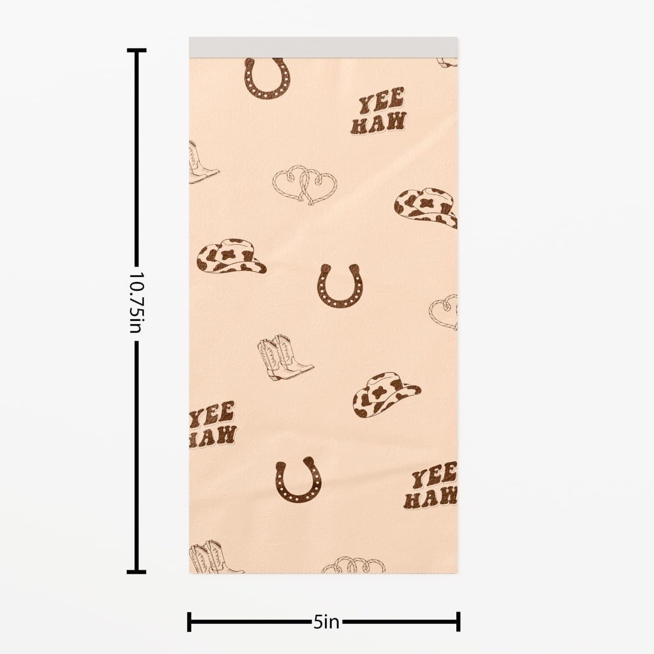 Blush Essential Yee Haw Pop Up Folie do włosów, 12,7 x 27,3 cm, wstępnie wycięte, wytłaczane folie aluminiowe do podkreślenia, 500 arkuszy, profesjonalne folie do salonu, bez rozdarcia, bez poślizgu
