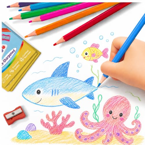 Image of Aigybobo 360 Count Colored Pencils Bulk, 30 Pack Colored Pencils for Kids 12 Colors, Pre-sharpened Color Pencils, Bulk Coloring Pencils School Supplies for Teachers, Classroom Prizes, Art Supplies