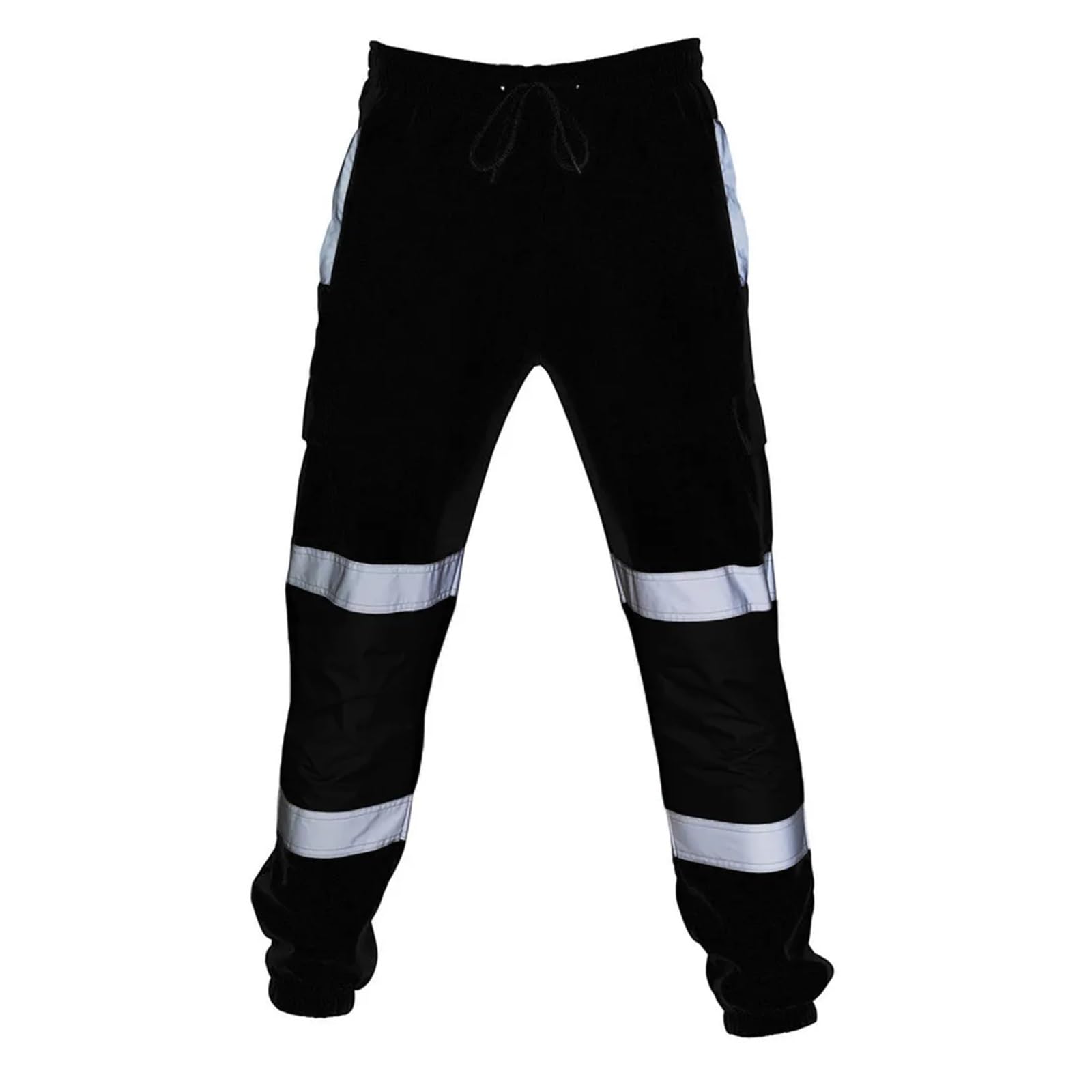 Pantalones de Trabajo Hombre Ropa de Trabajo Seguridad for Hombre, Pantalones Casuales con Tiras Reflectantes Carretera