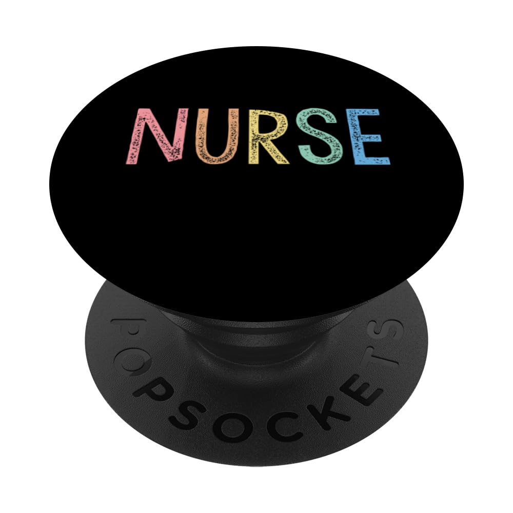 Nurse Educator Best Nurse Doctor Hospital Medical Love Stude PopSockets Swappable PopGrip, Black
