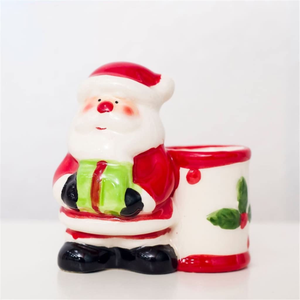 Simpatico Cartone Animato Porta stuzzicadenti in Ceramica Decorazione Desktop Decorazione Decorazione Bambola (D Come Mostra)