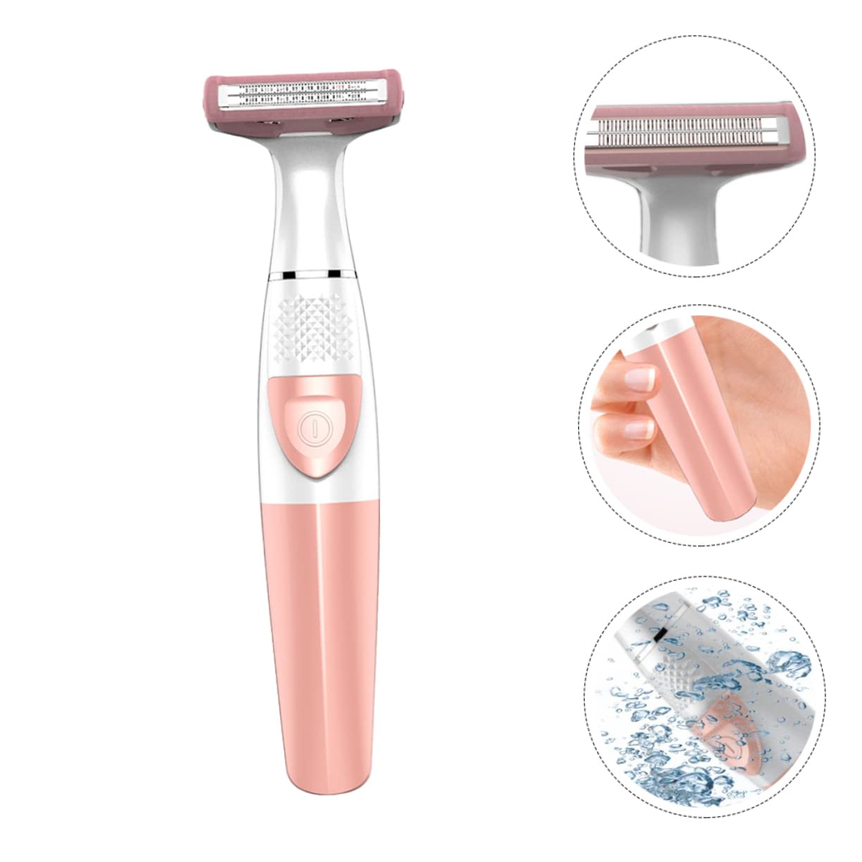 Afeitadora Eléctrica para Mujeres de Vello Corporal Rosa Abs