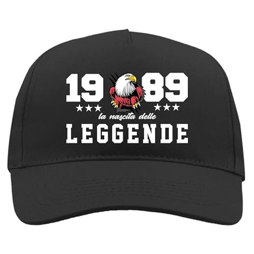 TeeDesign Gorra 35 años regalo cumpleaños: nacimiento de las leyendas gadget - 35 años - 1989