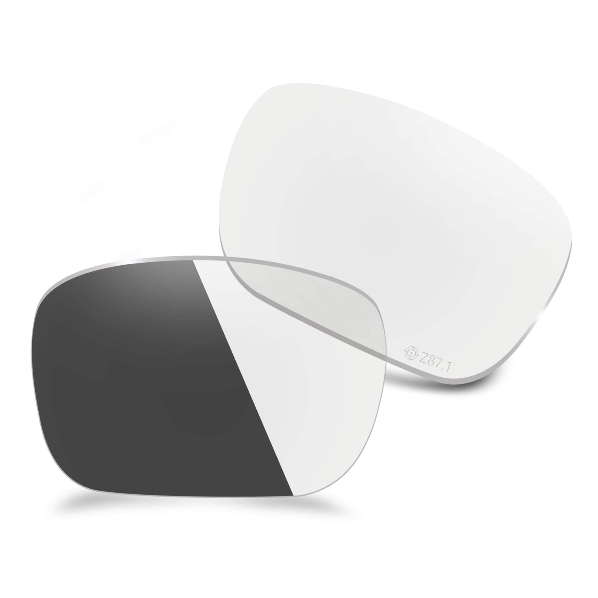 Aozan Men's Hi-Def Photochromic Ansi Z87.1 Replacet Lenses For Oakley Turbine Sunglasses