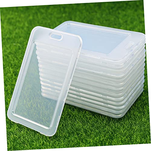 15Pcs Clamshell Bus Card Holders Protective Badge Covers for Students and Employees Sturdy ID Permit Sleeves for Public Transport2