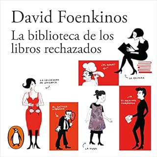 Diseño de la portada del título La biblioteca de los libros rechazados