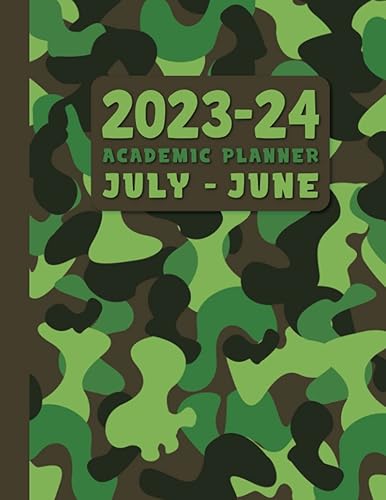 2023-2024 Academic Planner: July 2023 - June 2024 12 Month Weekly Organizer Agenda. School & College Student Week Schedule Calendar. 8.5 x 11