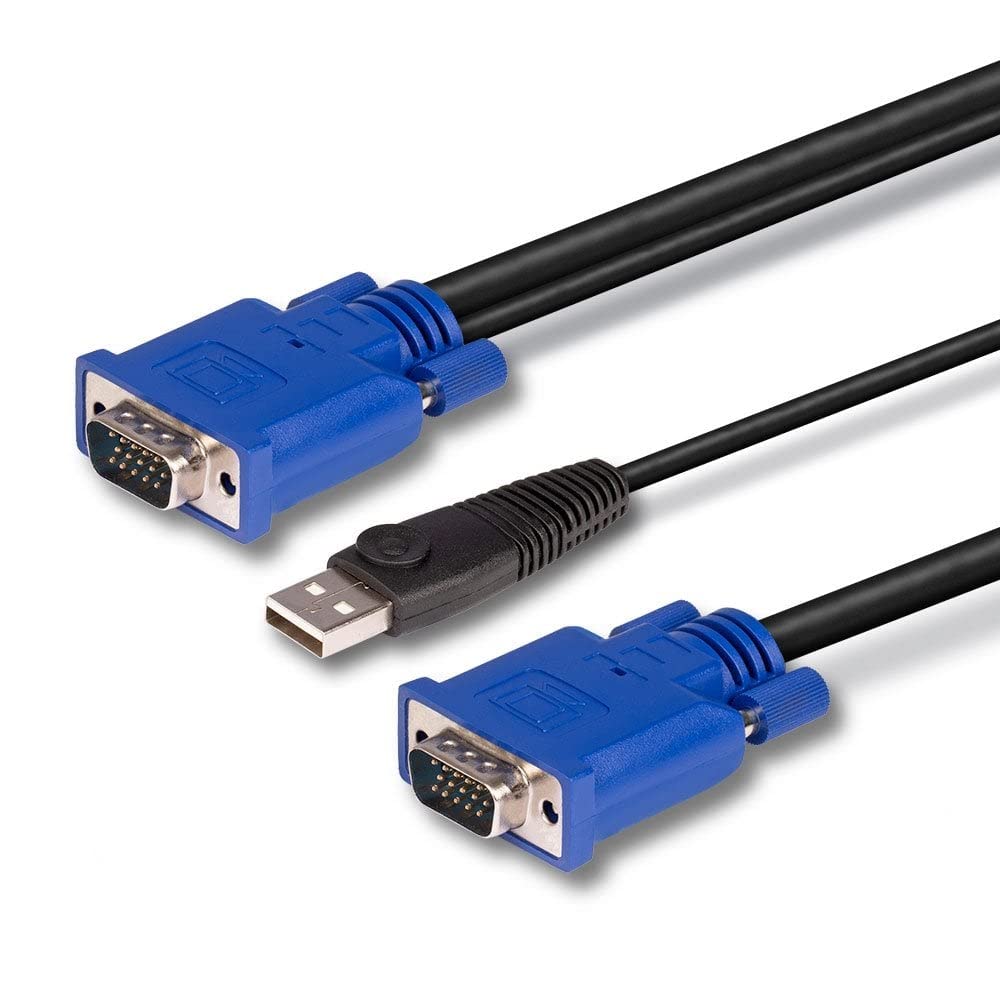 Lindy Cavo KVM e USB combinato da 2 m