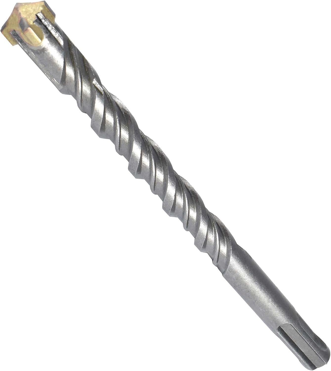 SDS Plus Broca de 32 mm de diámetro, longitud 32 x 600 mm (ideal para taladrar en hormigón/piedra natural/mampostería, 4 puntas de carburo de tungsteno, adecuada para acero corrugado)