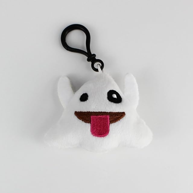 Foto 5 de 8 de CHSYOO 45pcs Mini Emoji Key Chain Diámetro 5cm Smileys Plush Pillow Style Bag colgante
