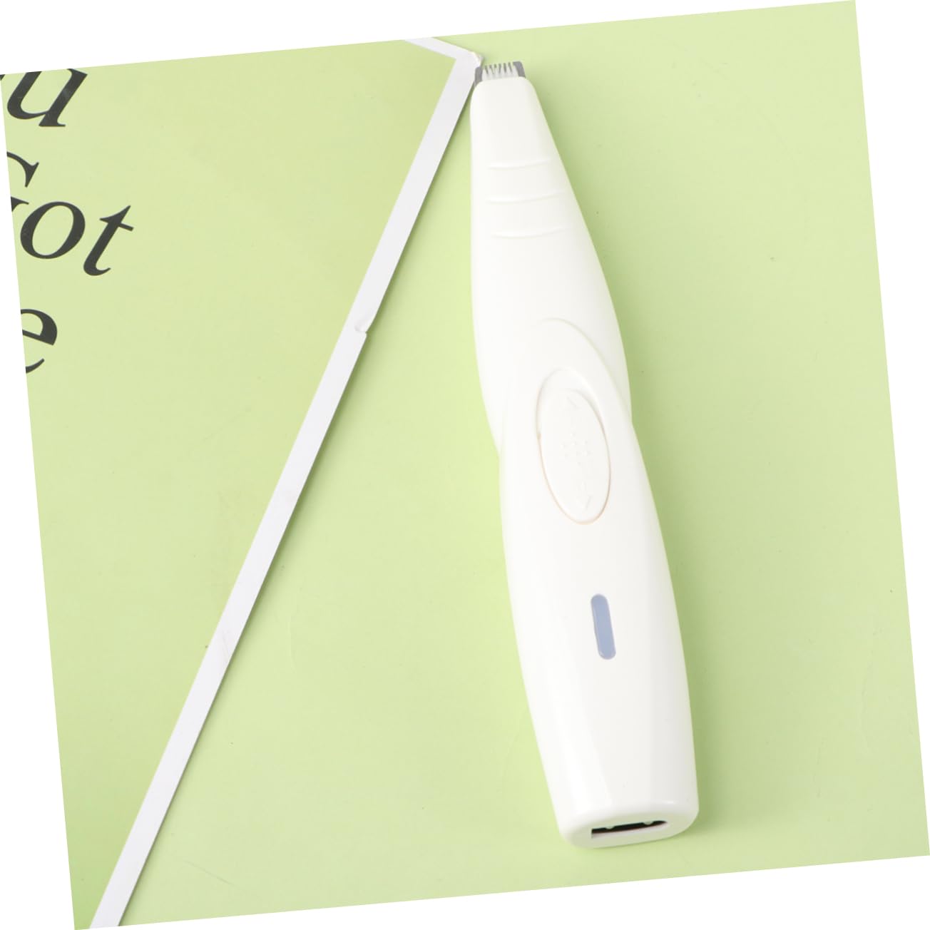 CIYODO Rechargeable Pet Grooming Tool Mini Electrical Hair Clipper for Dog and Trimming Quiet and Efficient Hair Trimming Machine White