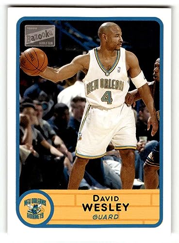 2003 Bazooka #154 David Wesley New Orleans Hornets Basketball Cards EX/NM Basketball Card