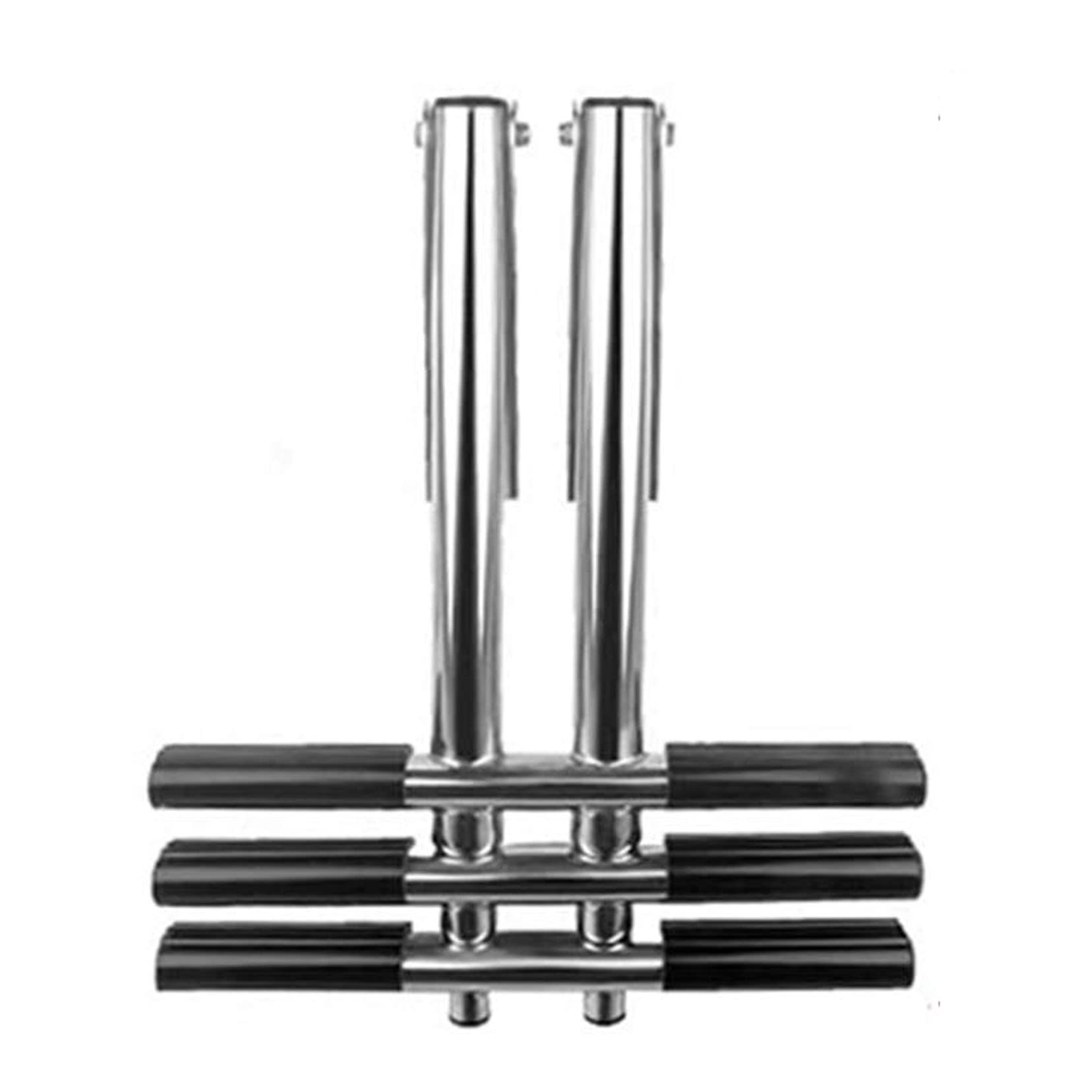 ZALTAS Heavy Duty 3 Steps Boat Marine Dual Vertical Telescoping Tube Tubo in Acciaio Inox Sport Subacqueo Scaletta con Montatura Scala Rimovibile per Barca Marina Yacht PIS 3 Step