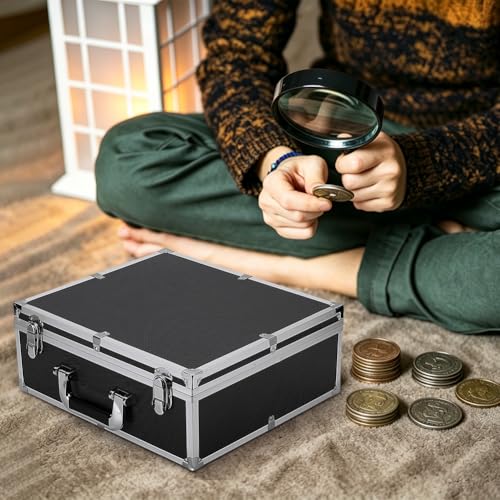 Caja organizadora para monedas PH PandaHall aluminio y plástico miniatura 5