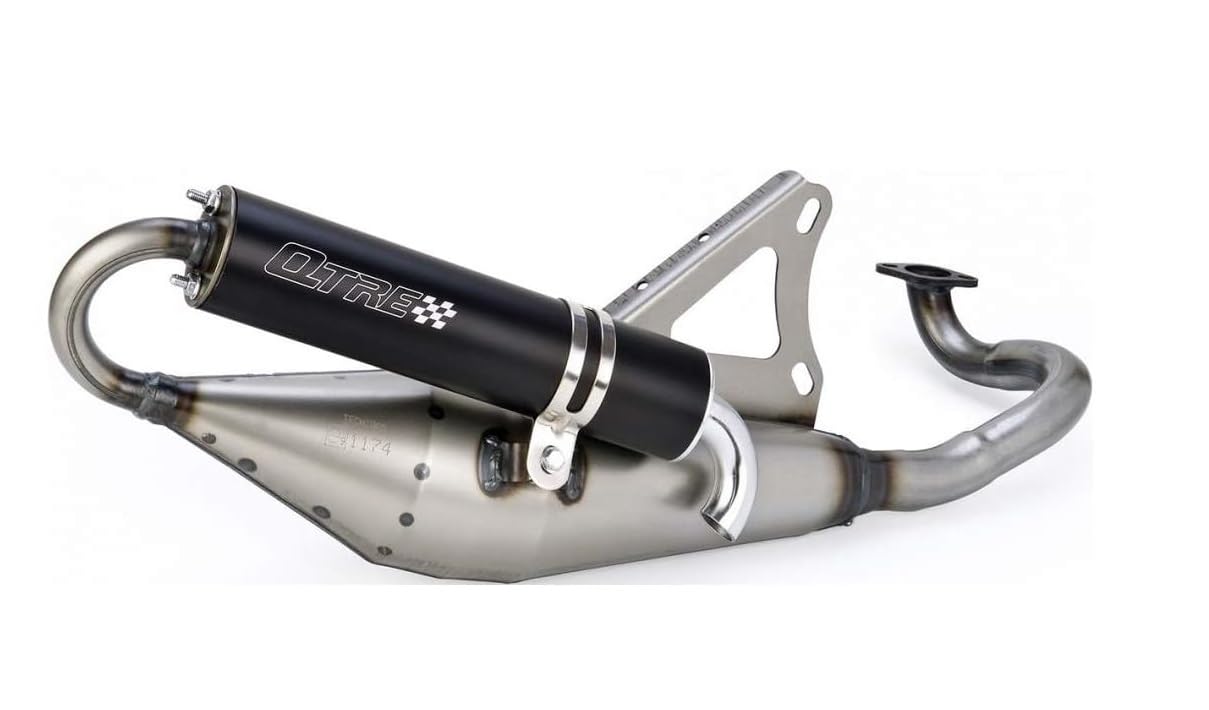 Tecnigas Pot d'échappement sport (certifié E) pour Yamaha Aerox, Neos, Jog R RR – MBK Nitro, Mach G, Ovetto – Aprilia SR 50, Rally