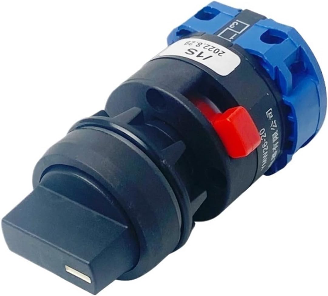 LW26 YMW26-20/1S Mouting Hole 22mm Two/Three Position Control Power Silver Contact 20A One Pole Rotary Cam Switch(102)
