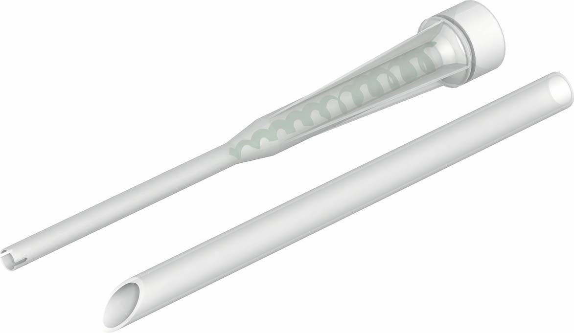 Set de tubos mezcladores pour réussir le scellement chimique