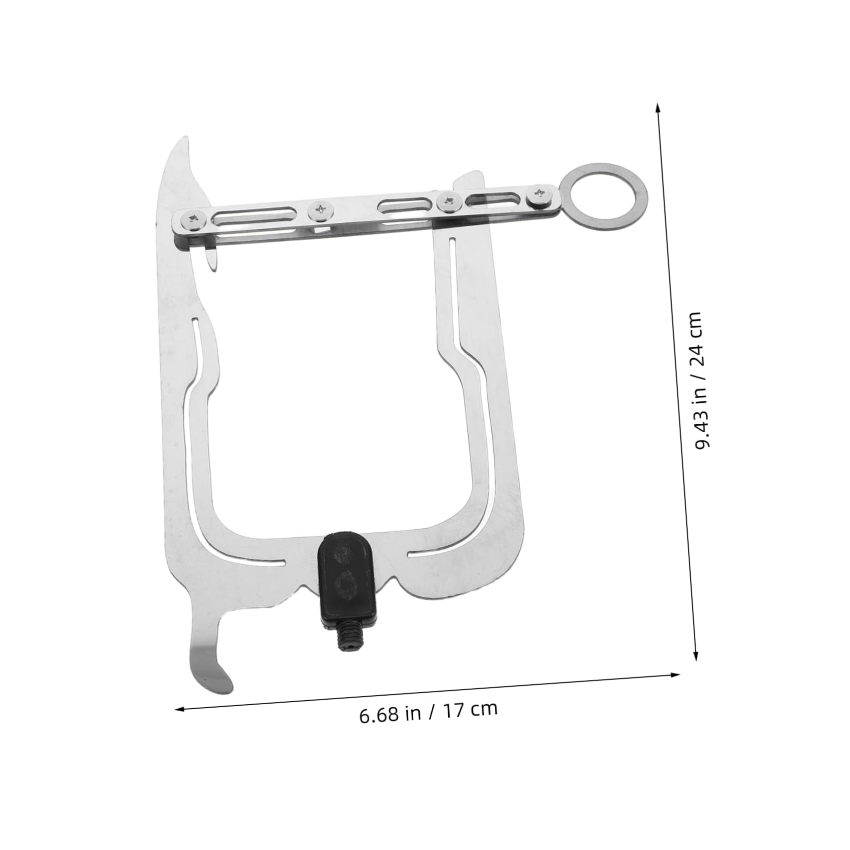 VICASKY Telescoping Shaped Boat Hook Attachment Stainless Steel Docking Tool for Kayaks Yachts and Use Lightweight Portable Design for Easy Storage Threaded Steel Construction