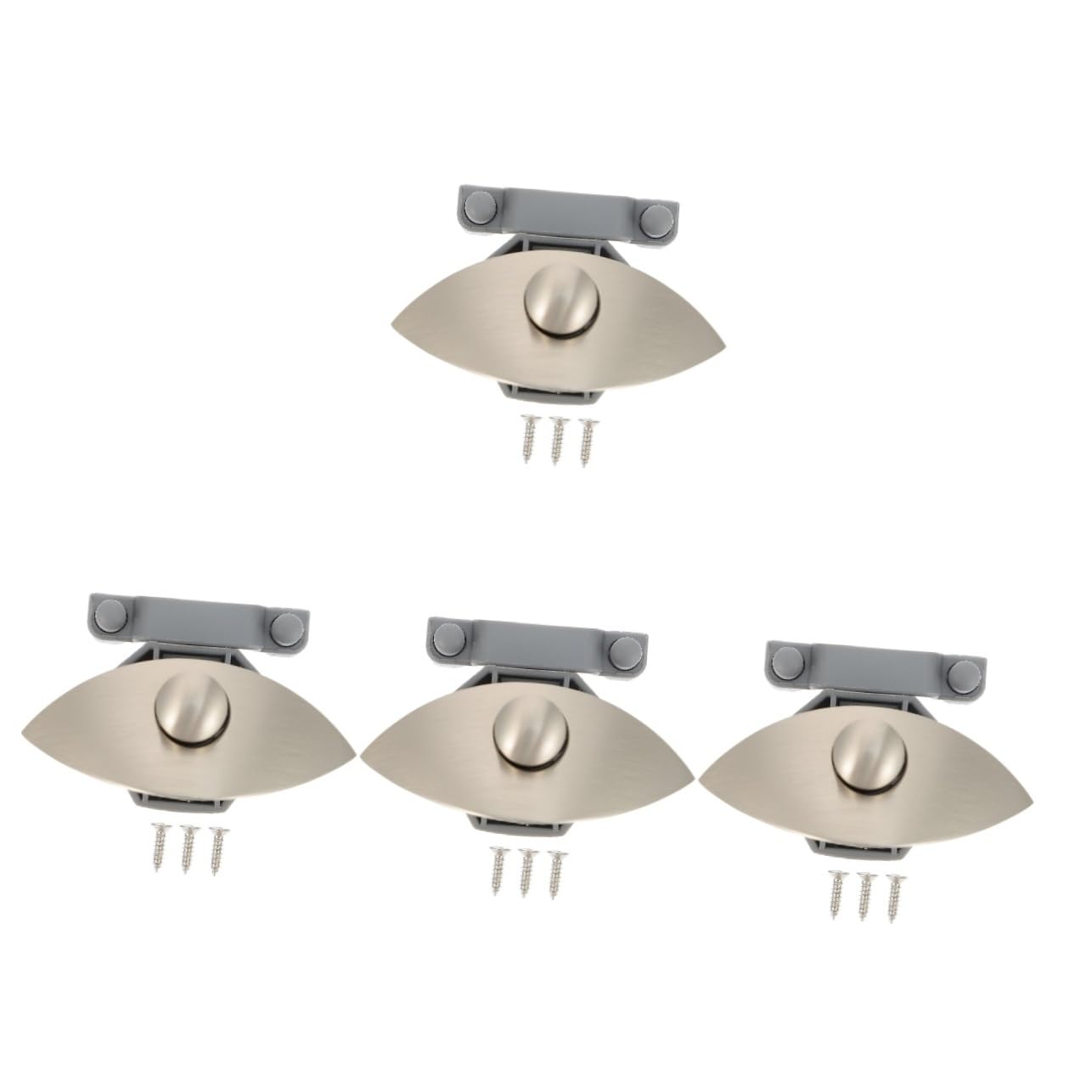 NUOBESTY 4 Sätze Rv Push Lock Praktische Druckknopf Verriegelung für Wohnmobile Möbel und Zinklegierung Installieren Langlebig und Vielseitig Einsetzbar