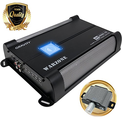 Car Amplifiers - Gravity Audio WZ4000.1D Warzone 4000W Class D Amp 1/2/4 Ohm