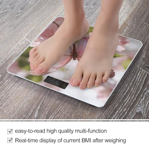 Báscula digital de baño con pantalla LED y vidrio templado miniatura 5
