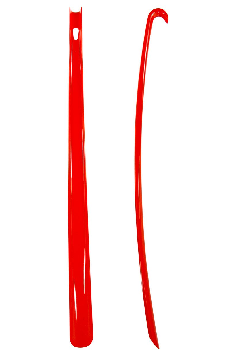 Asis Nettrade Red Plastic Shoe Horn – Quantity Can Be Selected Extra Long 60 Cm Colour: 1 Item