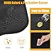 Afcabakila car seat Protector for Child car seat, 2 Pcs Cars Seats Protector for Leather Seats, Mesh Pockets Non-Slip Durable 600D Fabric Waterproof Padding for Baby and Pet - No Imprint