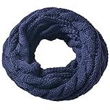 klassisch Herbst und Winter Loop mit Zopfmuster