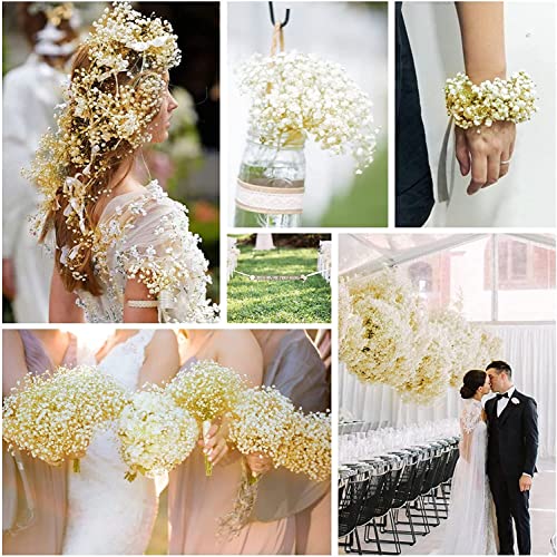 100g Flores secas Gypsophila para decoración boda miniatura 7
