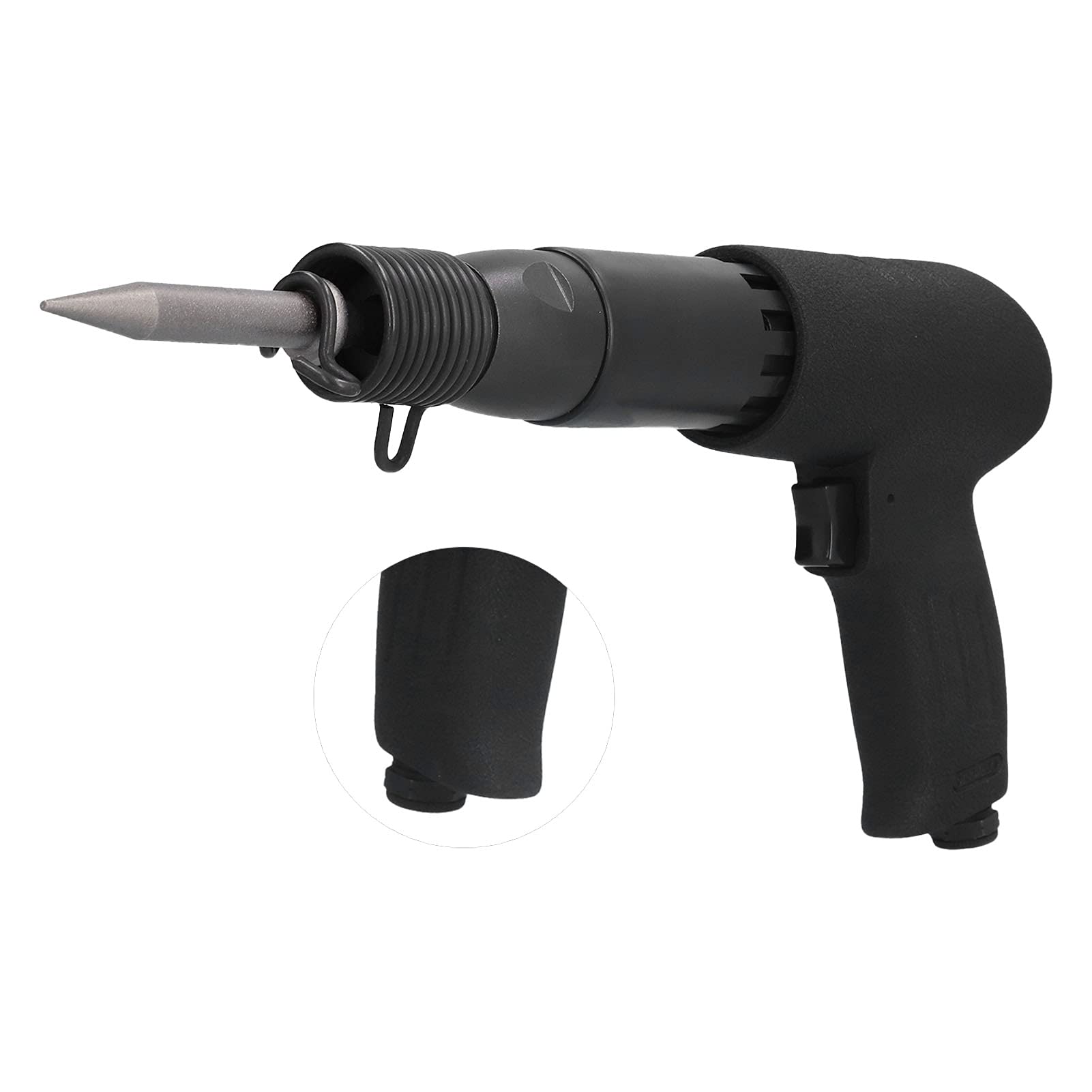 Cocoarm Młotek Pneumatyczny Łopata Dłuto Pneumatyczne ze Stali Stopowej KP 767 2100 uderzeń na minutę Trzpień 10 Mm 6,2 Kg Cm2 Typ Prosty do Kucia w ścianach Ceglanych Naprawy Murarskie i