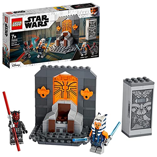LEGO 75310 Star Wars Duell Auf Mandalore, Bauset Für Jungen Und Mädchen Ab 7 Jahren Mit Darth Maul Und Lichtschwertern