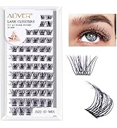 Individual Eyelashes, 72 Pieces, Curl Mix, 8-16 mm, DIY Lash Clusters for Beginners, Reusable Eyelash Buses.
