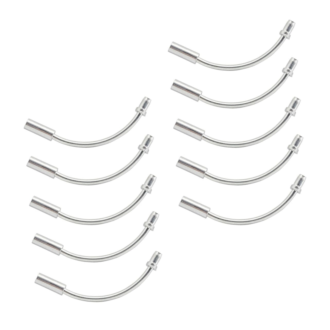 VICASKY 20Pcs Brake Cable Guide Tubes for Mountain and Road Bicycles Durable Elbow Inner Tubes Bike Repair Supplies for Weather Resistant Components