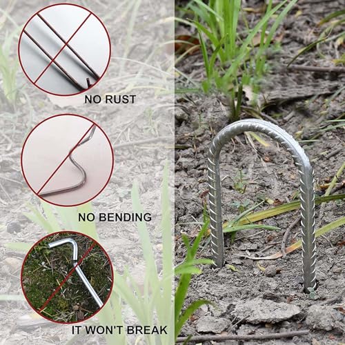 Anclajes de servicio pesado para trampolín estacas galvanizadas de 30cm de alta densidad 7