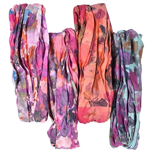 Bamboo Trading Company RHBASST116 Autumn Floral Head Wrap, 1 pc