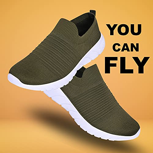 Image of SKITTER Men's Lightweight Slip-On-Shoes Polyester Material Black Color Footwear (GN-110)