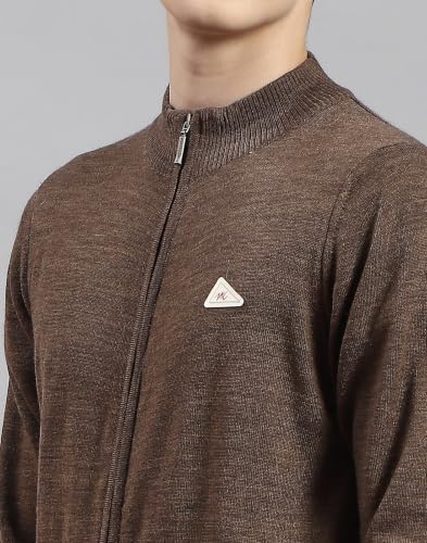 Image of Monte Carlo Men Regular Fit Full Sleeve Solid T Neck Winter Pullover (Pack of 1)