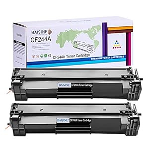 BAISINE 2 stuks compatibel met HP Laserjet Pro M15w CF244A 44A zwarte toner met chip voor HP Laserjet Pro M15a M15w MFP M28w M28a printer