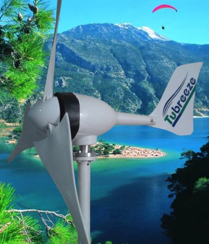 Windkraftanlage 1000 W, 1kW Komplett Set - Windturbine WKA 1 000