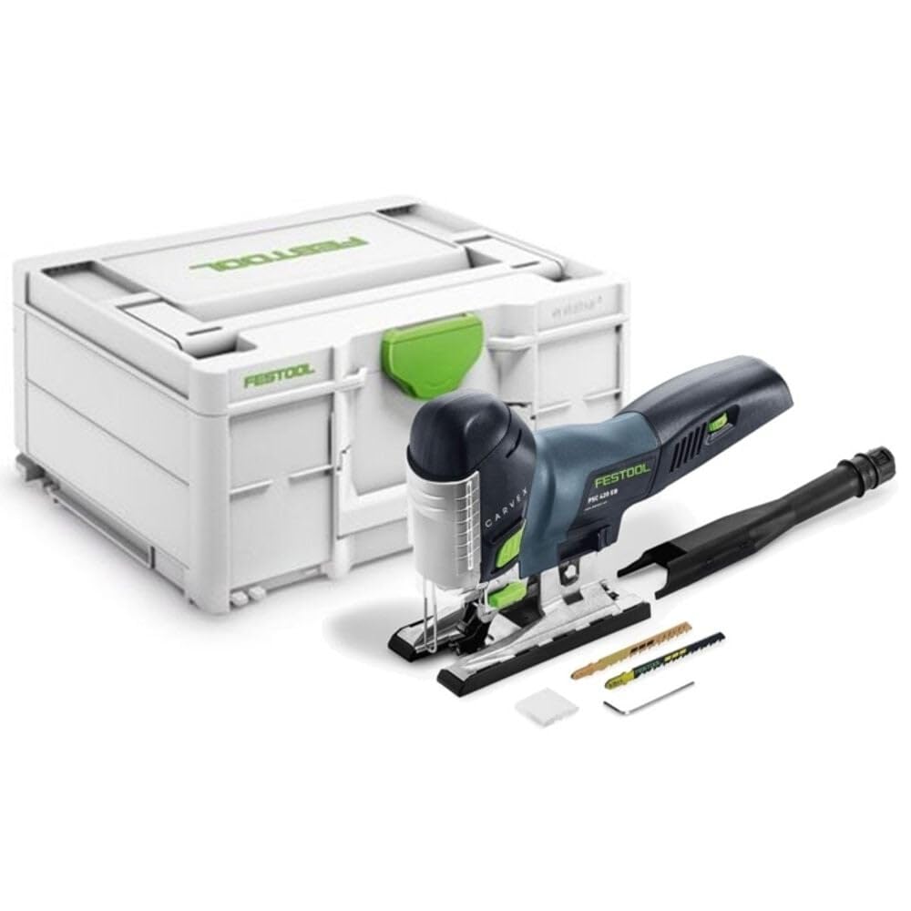 Festool576522 Cordless Barrel Grip Jigsaw CARVEX PSC 420 EB-Basic
