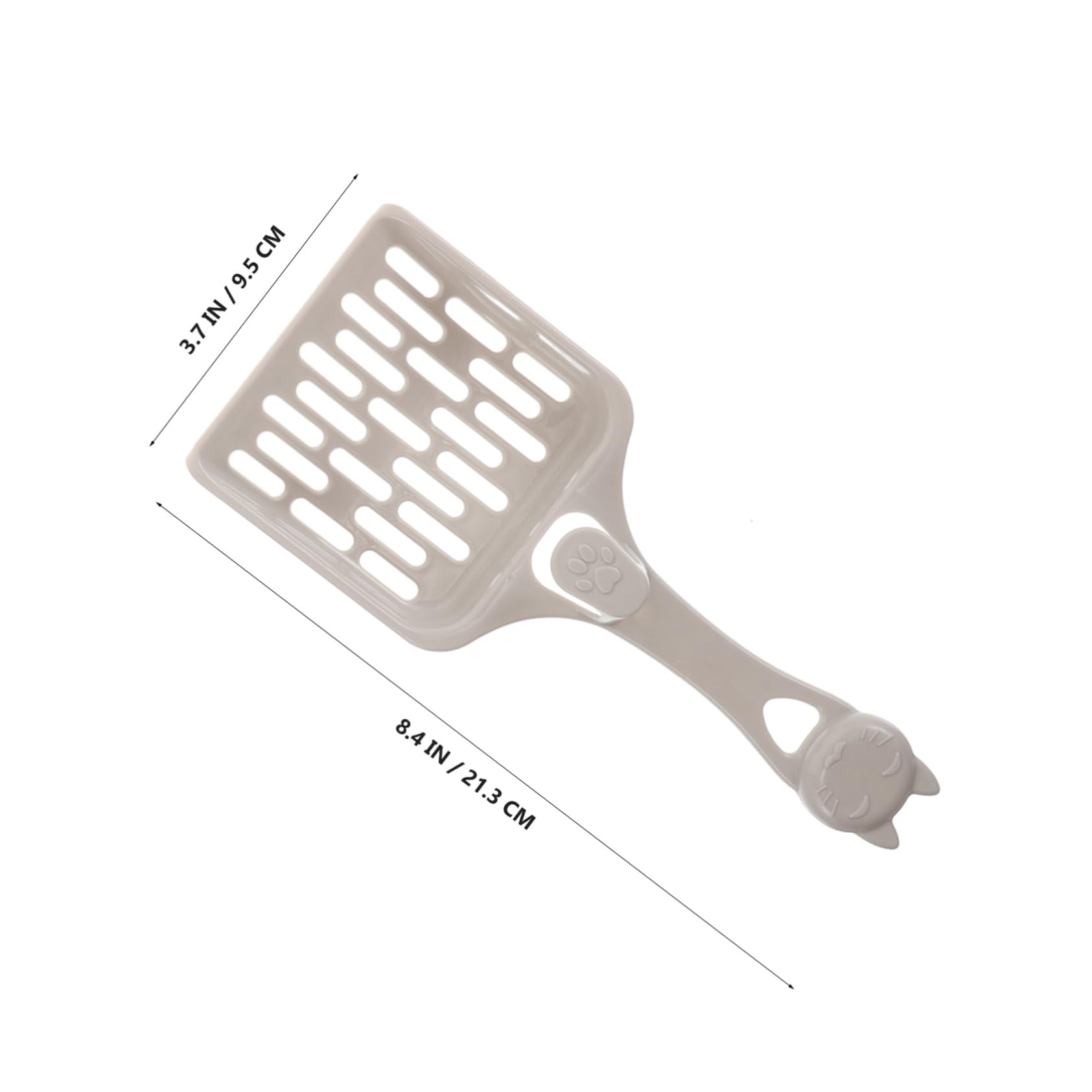 ifundom 7Pcs Long Handle Cat Litter Scoop Lightweight Plastic Sifters for Easy Cleaning Smell Reduction and Quick Waste Separation for Cat Litter Box and Pet Cages