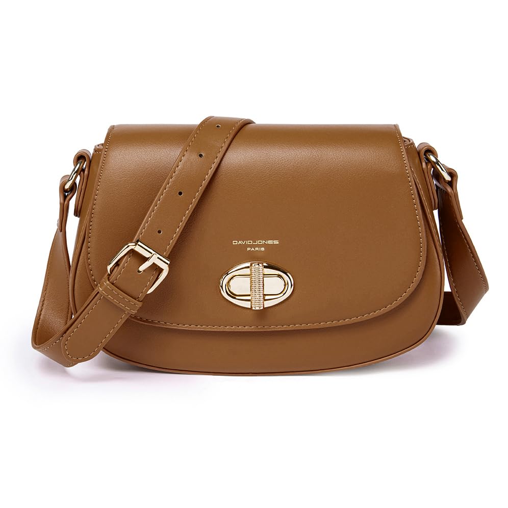 David Jones - Bruine - Schouderband - Hobo - Tassen kopen