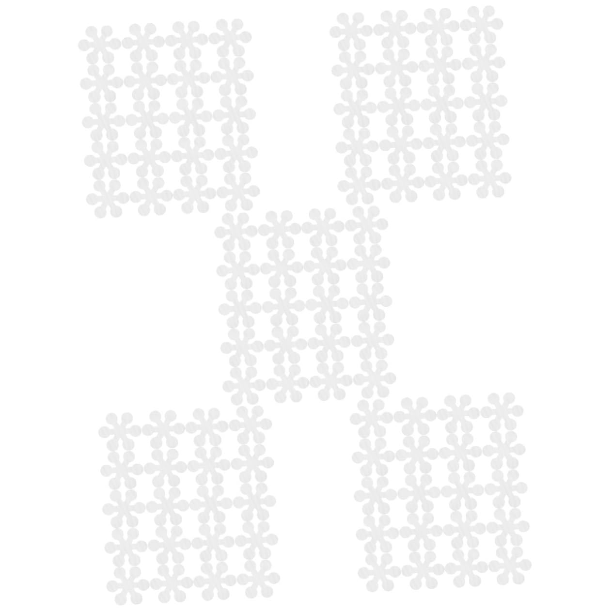 100 Piezas Pegatinas Antideslizantes para el Suelo en Forma de de Nieve Pegatinas Tiras de Seguridad para bañeras chuvasquero Adhesivos para bañera Antideslizantes peva