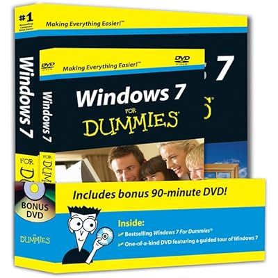 Windows 7 For Dummies, Book + DVD Bundle